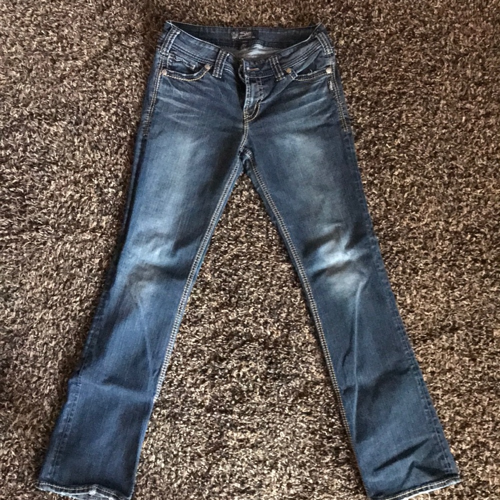Silver SUKI slim boot jeans